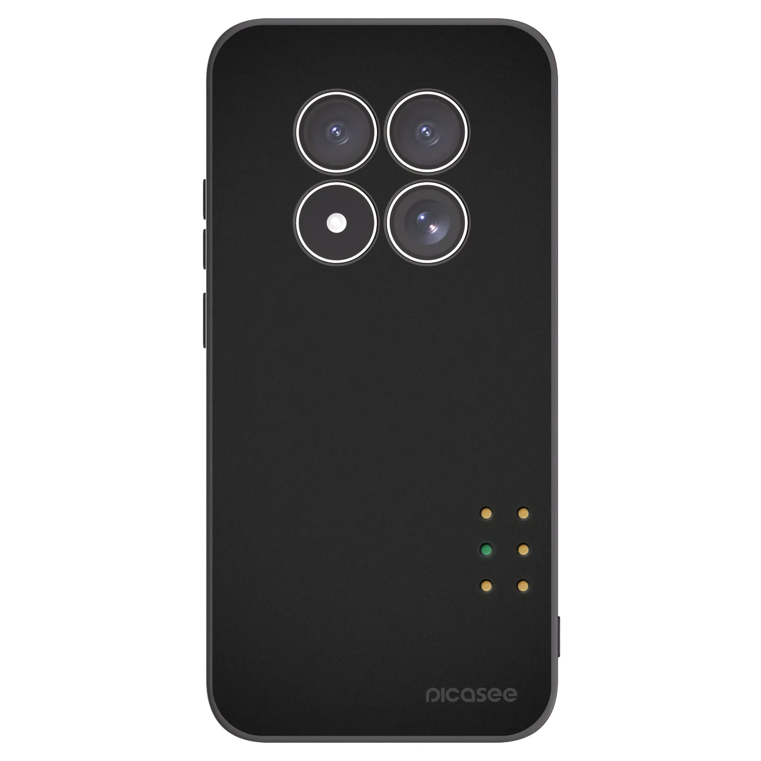 Picasee Xiaomi Redmi Note 15 Pro 4G Hülle - Schwarzes Silikon - Pulse