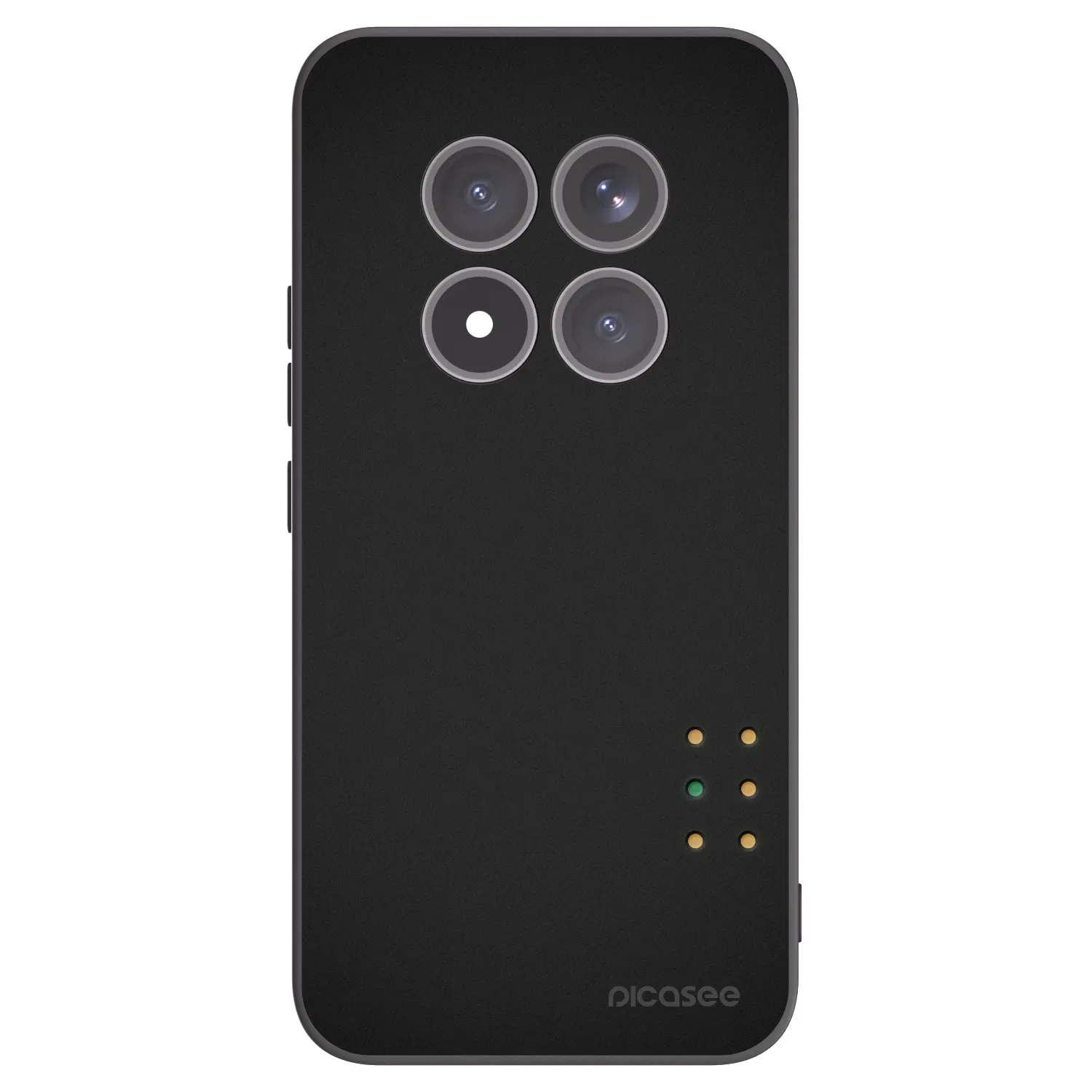 Picasee Xiaomi Redmi Note 15 Pro+ Hülle - Schwarzes Silikon - Pulse