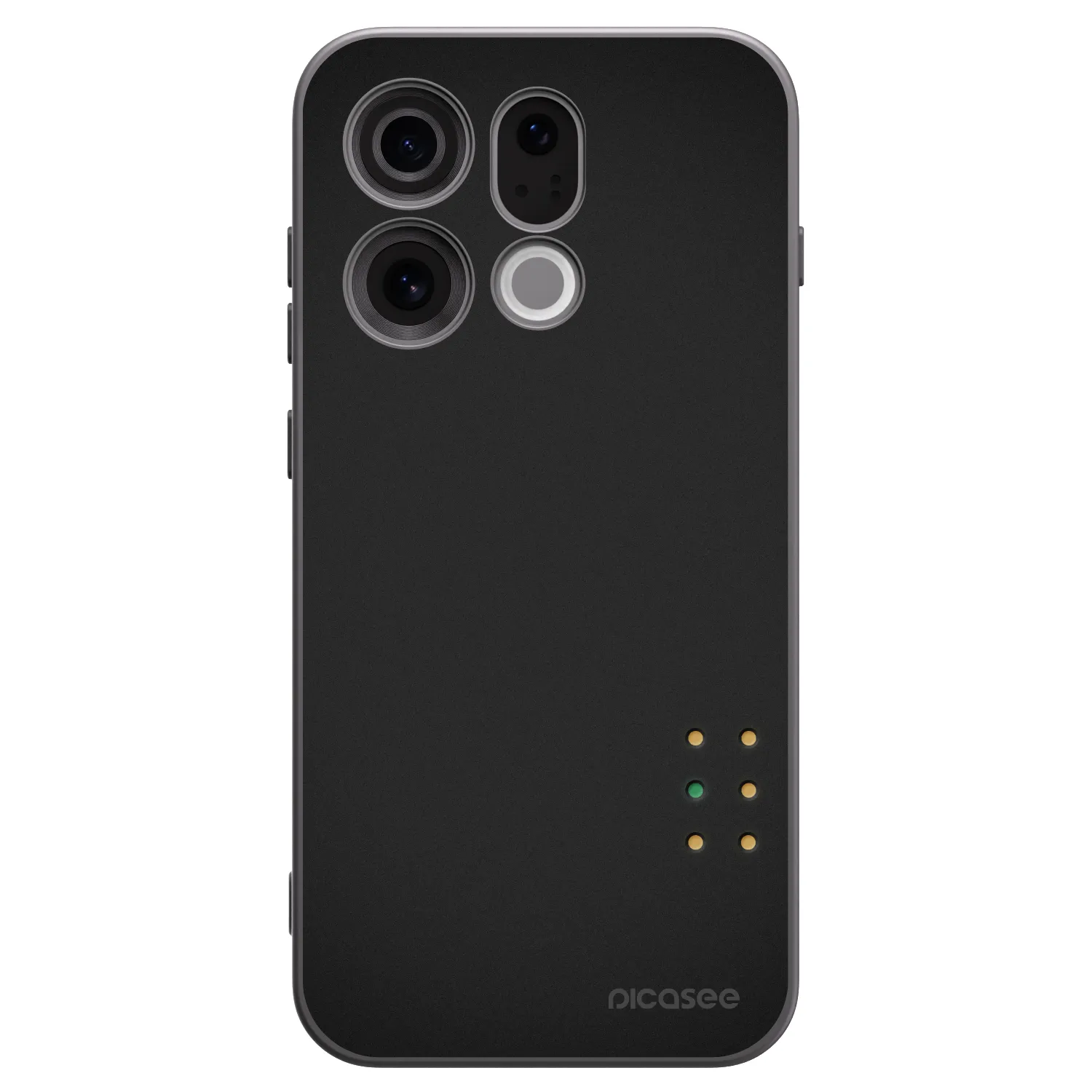 Picasee OPPO Find X9 Hülle - Schwarzes Silikon - Pulse