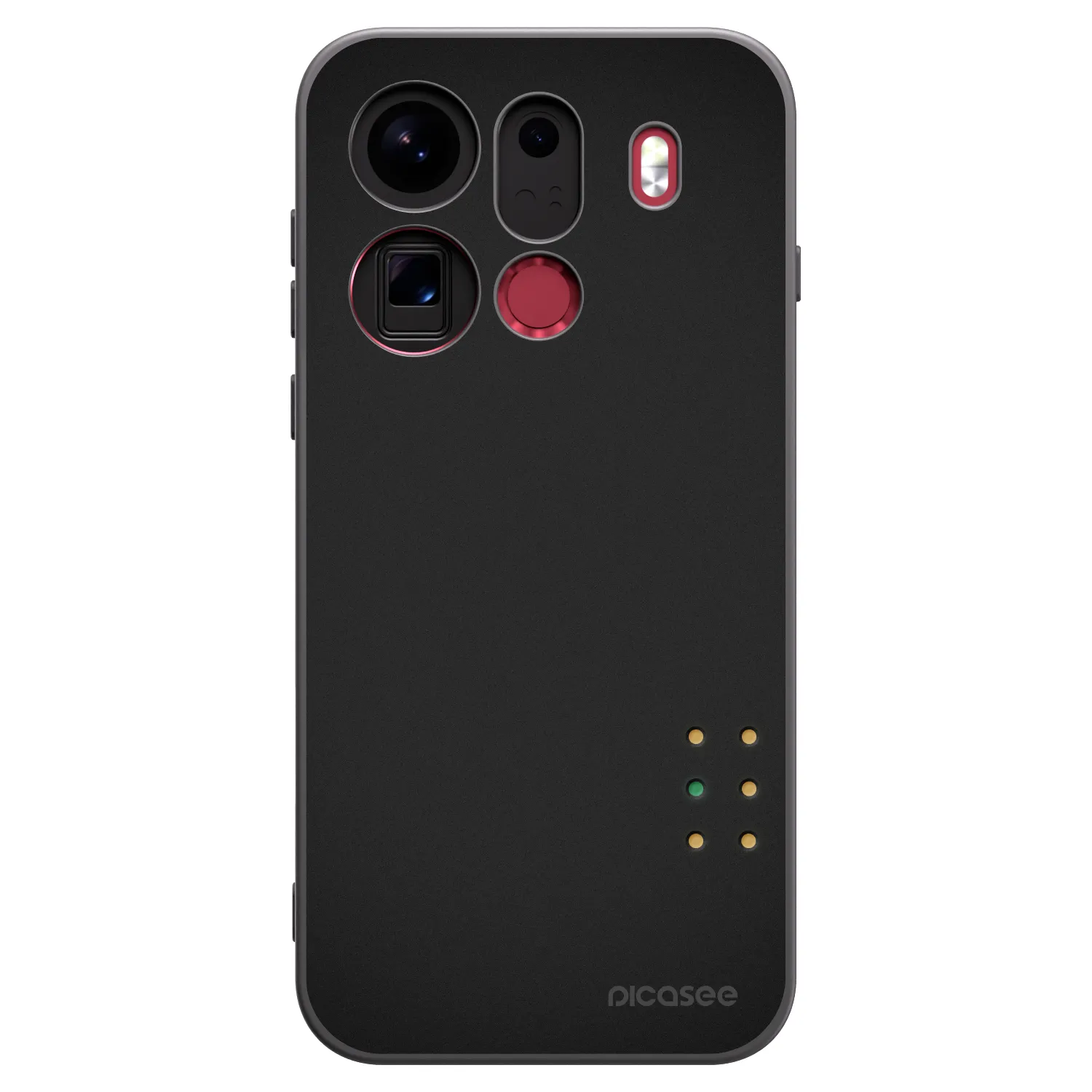 Picasee OPPO Find X9 Pro Hülle - Schwarzes Silikon - Pulse