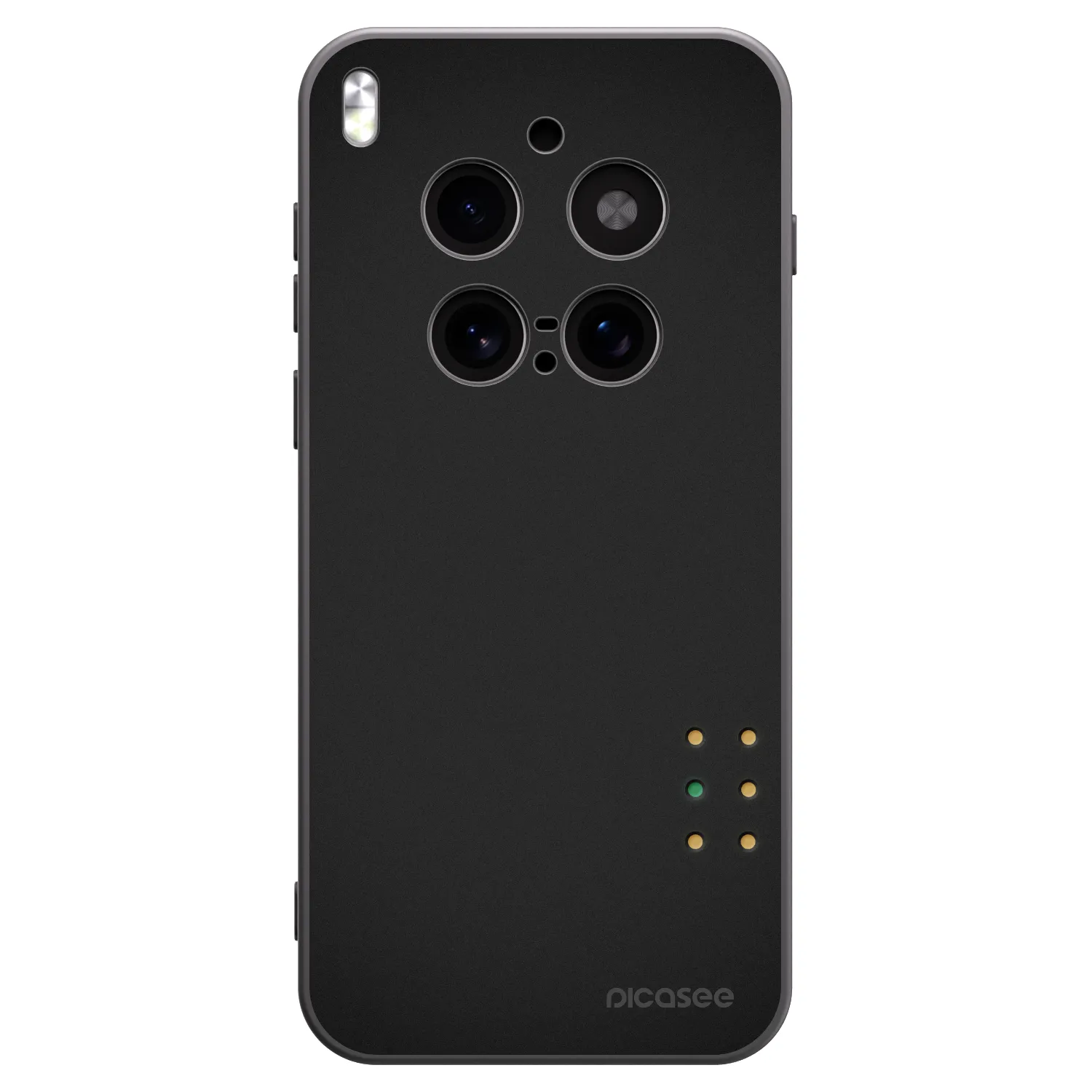 Picasee Vivo X300 Pro Hülle - Schwarzes Silikon - Pulse