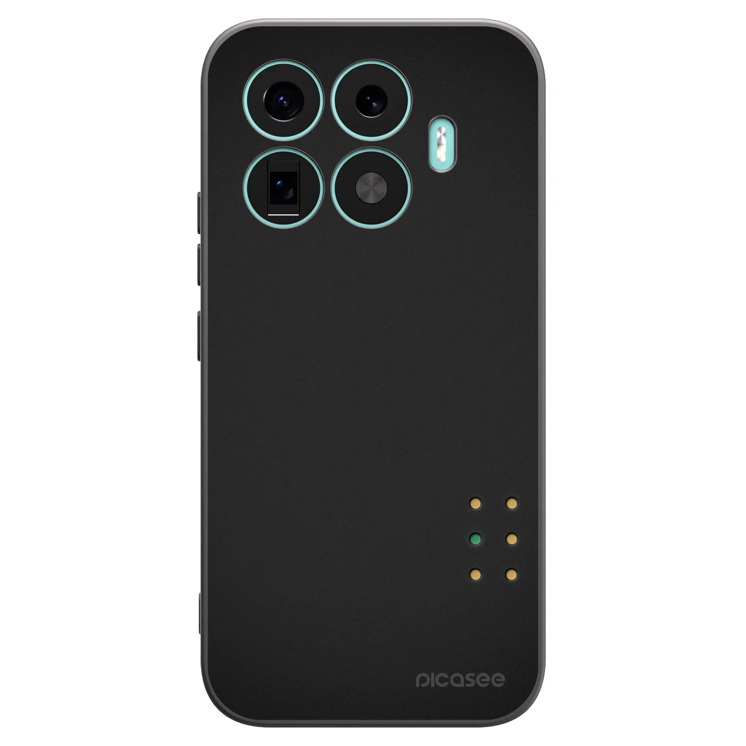 Picasee Xiaomi 17T Hülle - Schwarzes Silikon - Pulse