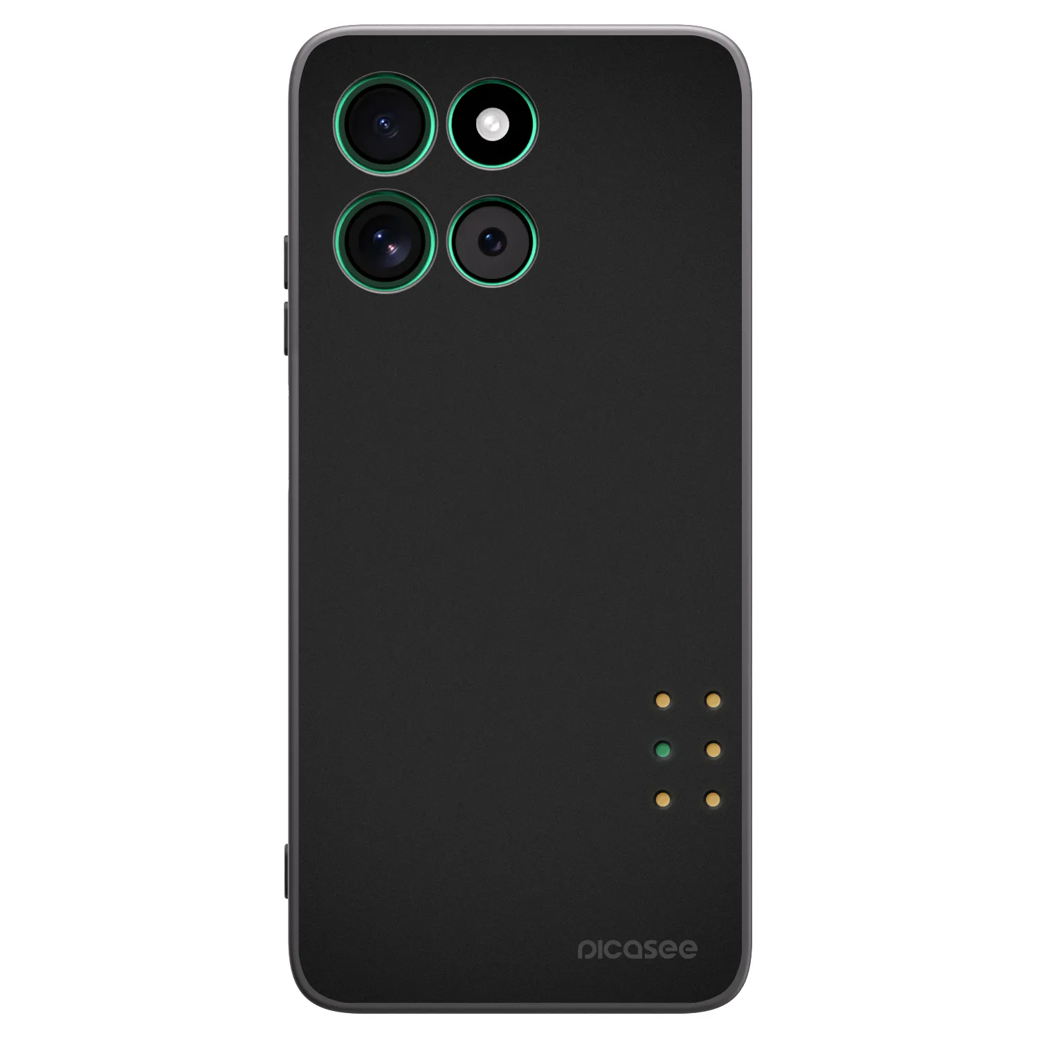 Picasee Motorola Moto G57 Power Hülle - Schwarzes Silikon - Pulse