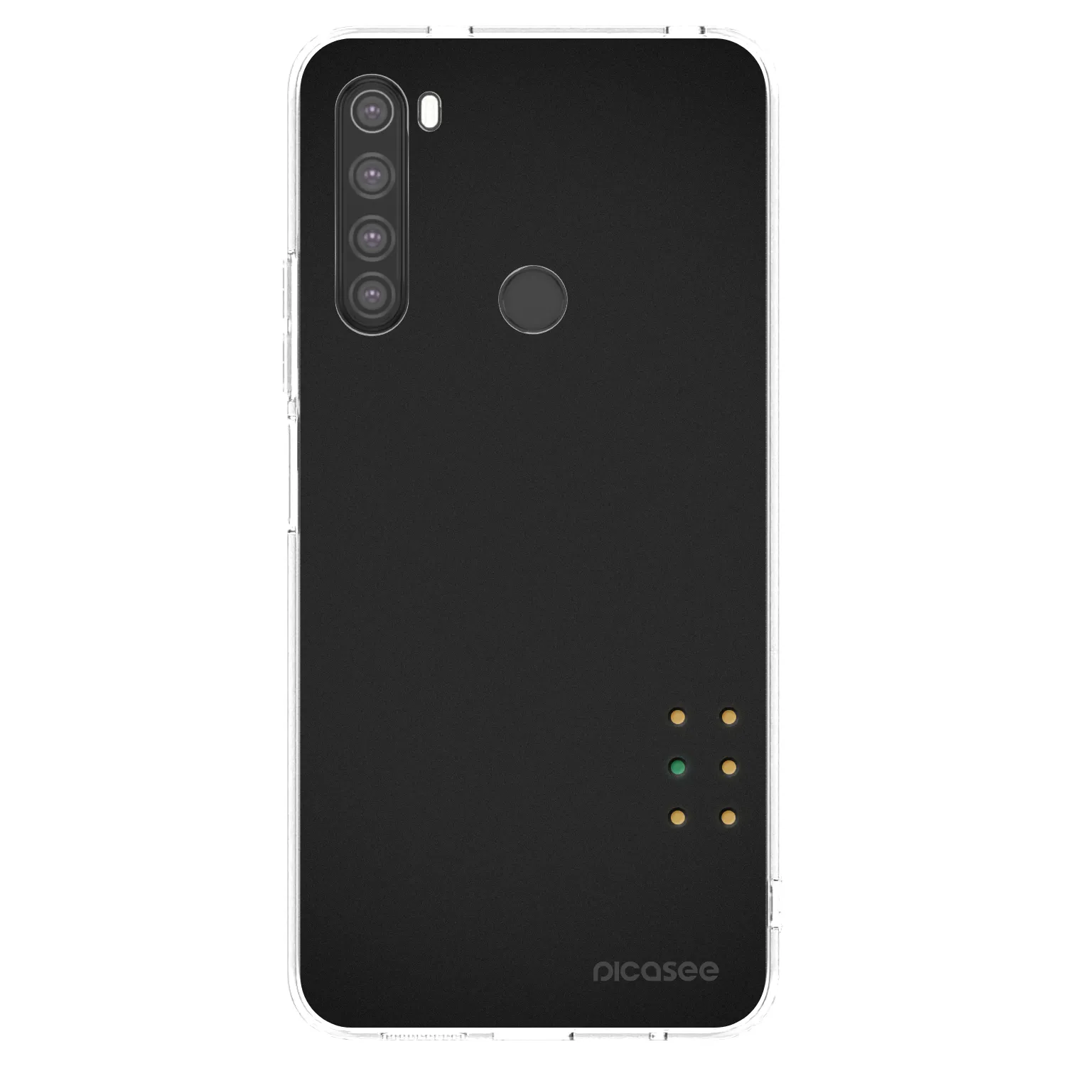 Picasee Xiaomi Redmi Note 8 Hülle - Transparentes Silikon - Pulse
