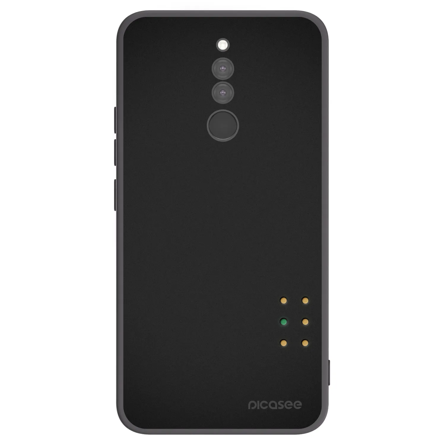 Picasee Xiaomi Redmi 8 Hülle - Schwarzes Silikon - Pulse