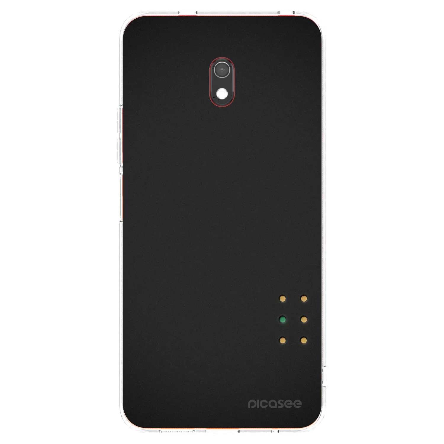 Picasee Xiaomi Redmi 8A Hülle - Transparentes Silikon - Pulse