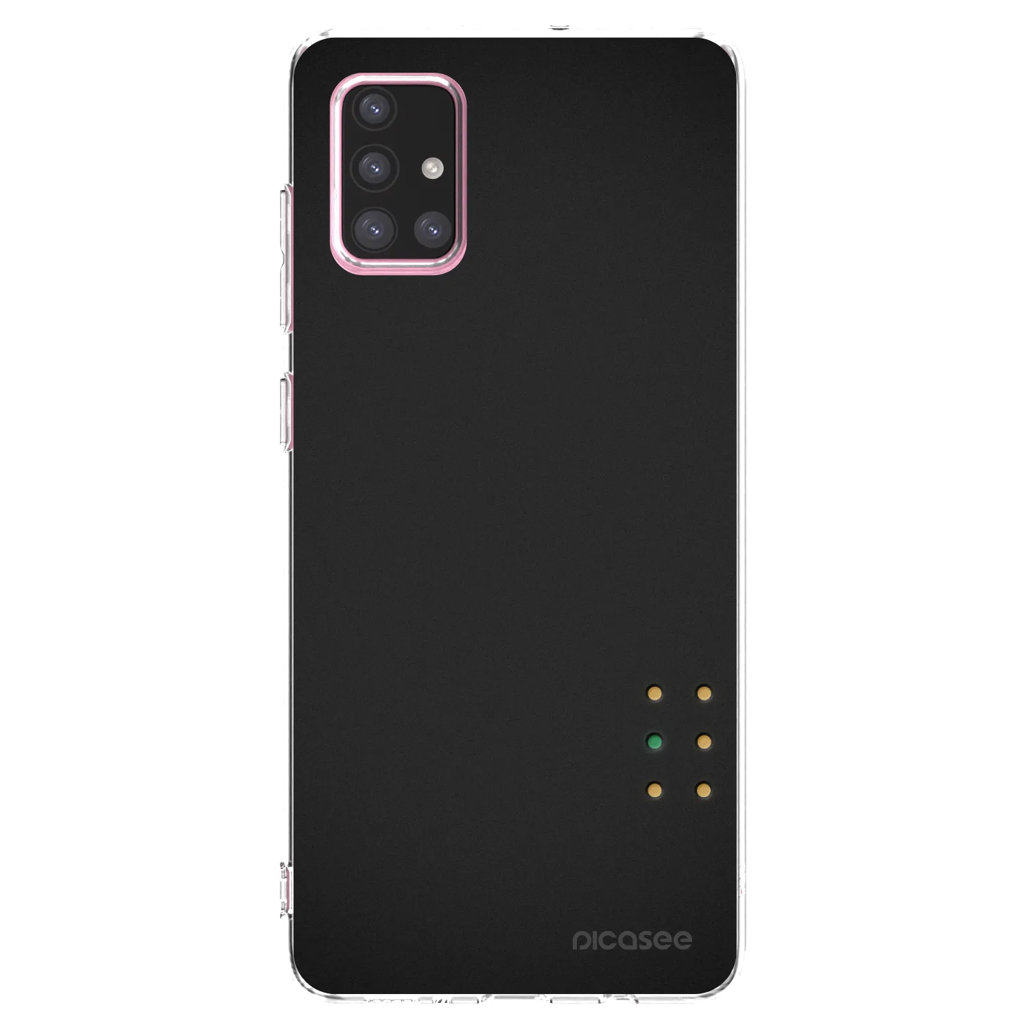 Picasee Samsung Galaxy A71 A715F Hülle - Transparentes Silikon - Pulse