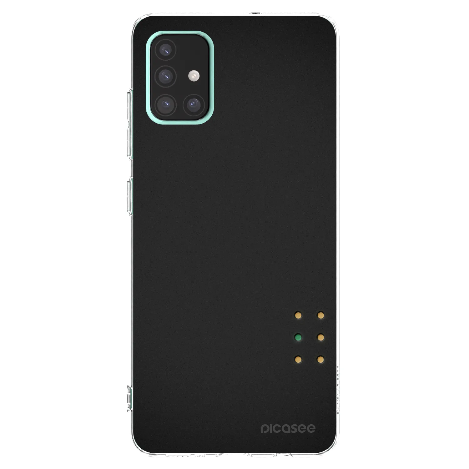 Picasee Samsung Galaxy A51 A515F Hülle - Transparentes Silikon - Pulse