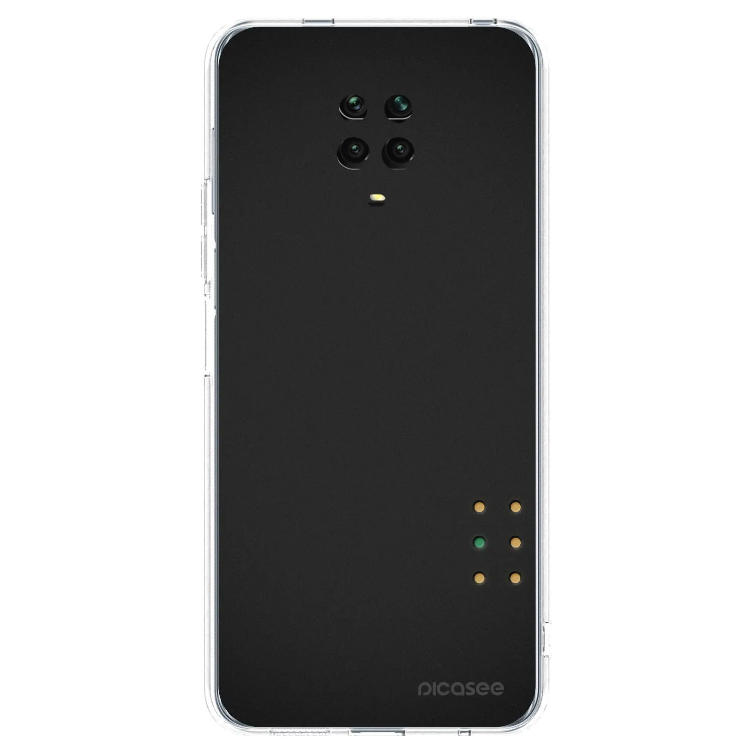 Picasee Xiaomi Redmi Note 9 Pro Hülle - Transparentes Silikon - Pulse