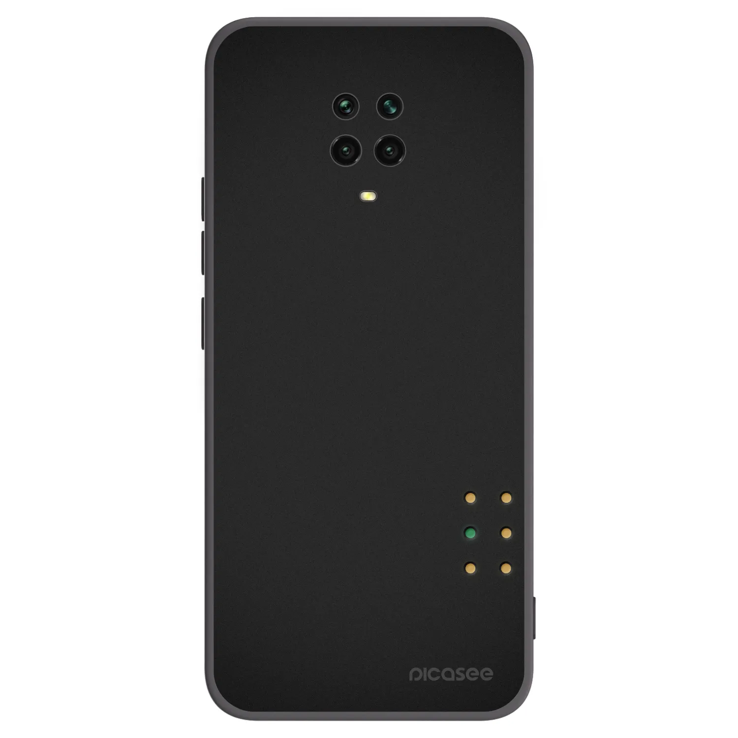 Picasee Xiaomi Redmi Note 9 Pro Hülle - Schwarzes Silikon - Pulse