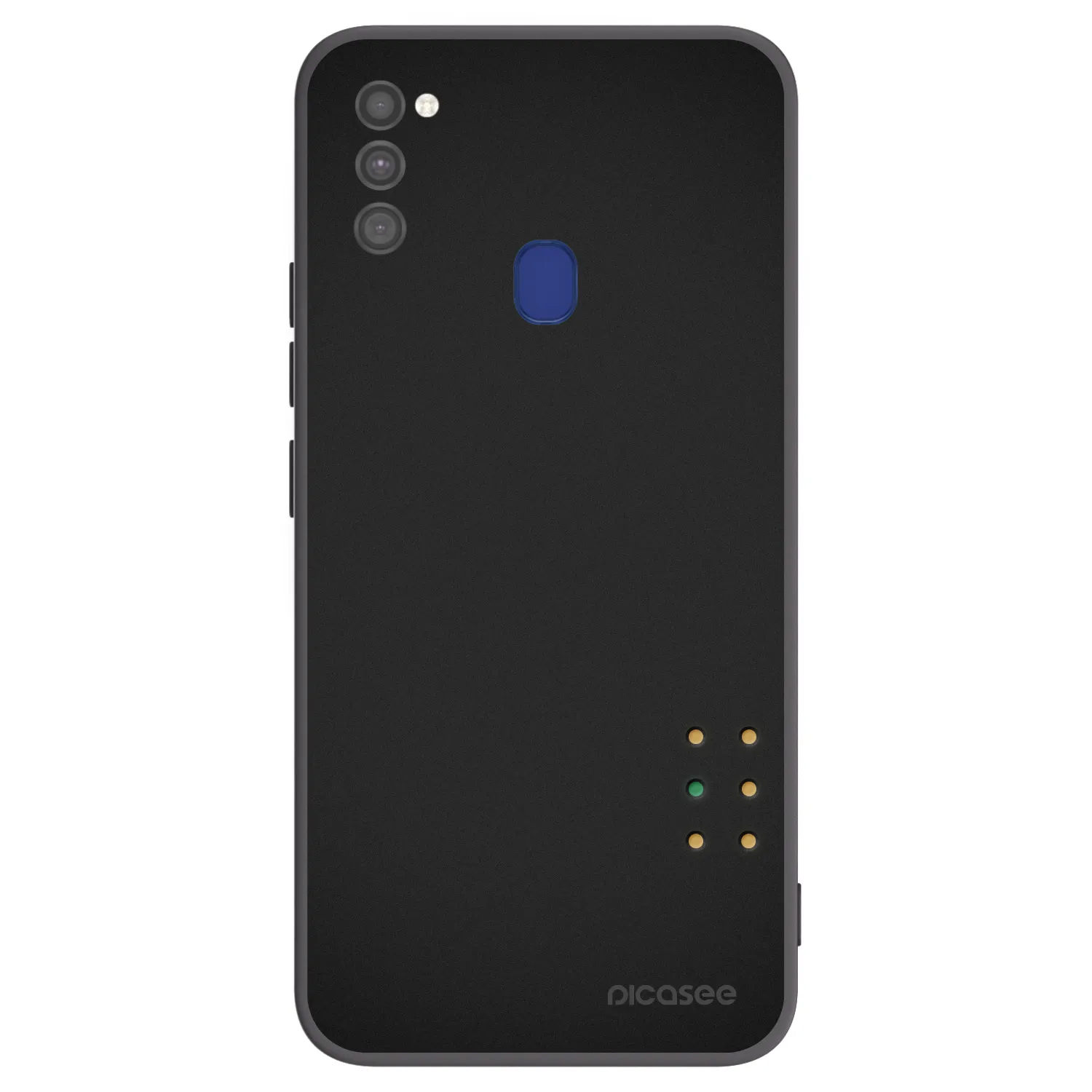 Picasee Samsung Galaxy M21 M215F Hülle - Schwarzes Silikon - Pulse