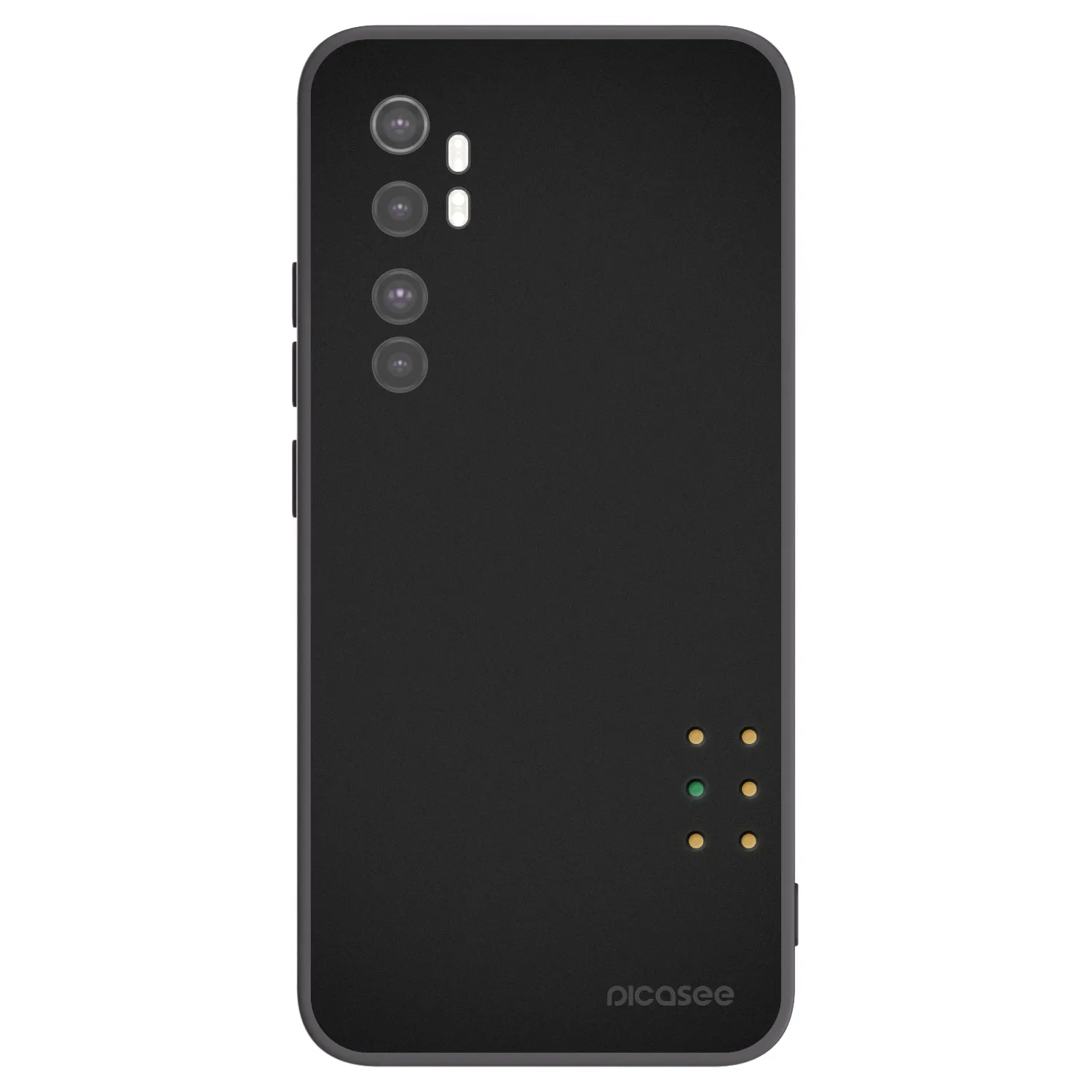 Picasee Xiaomi Mi Note 10 Lite Hülle - Schwarzes Silikon - Pulse