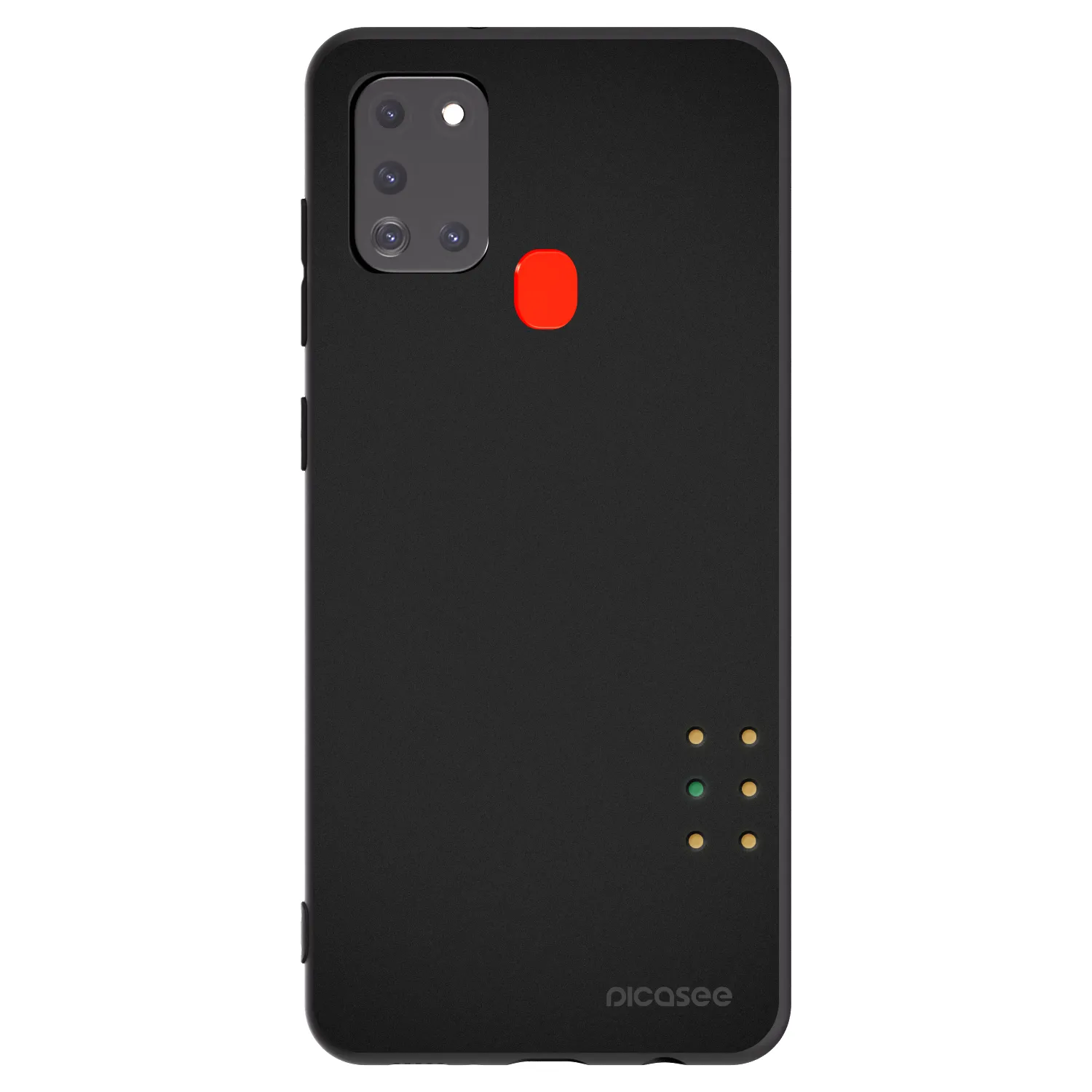 Picasee Samsung Galaxy A21s Hülle - Schwarzes Silikon - Pulse