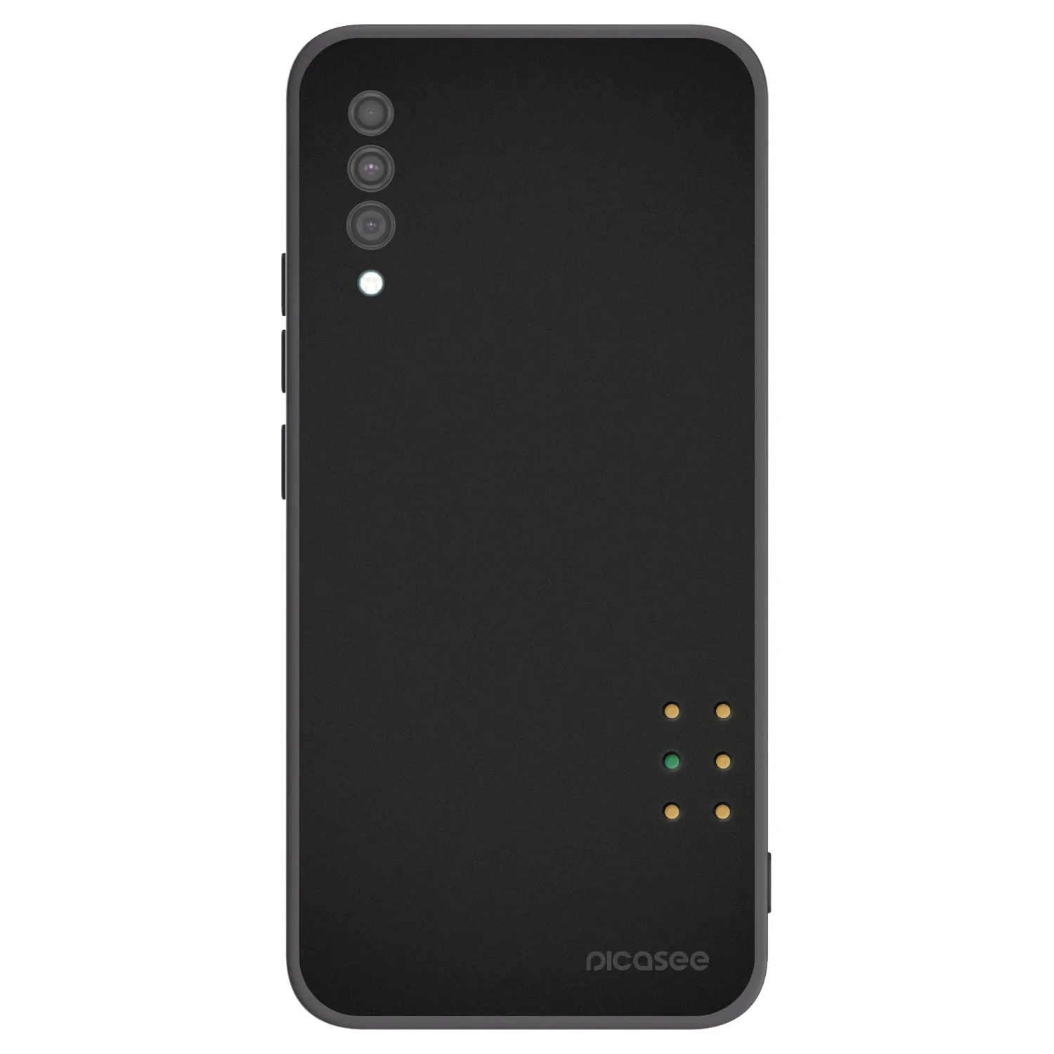 Picasee Samsung Galaxy A30s A307F Hülle - Schwarzes Silikon - Pulse