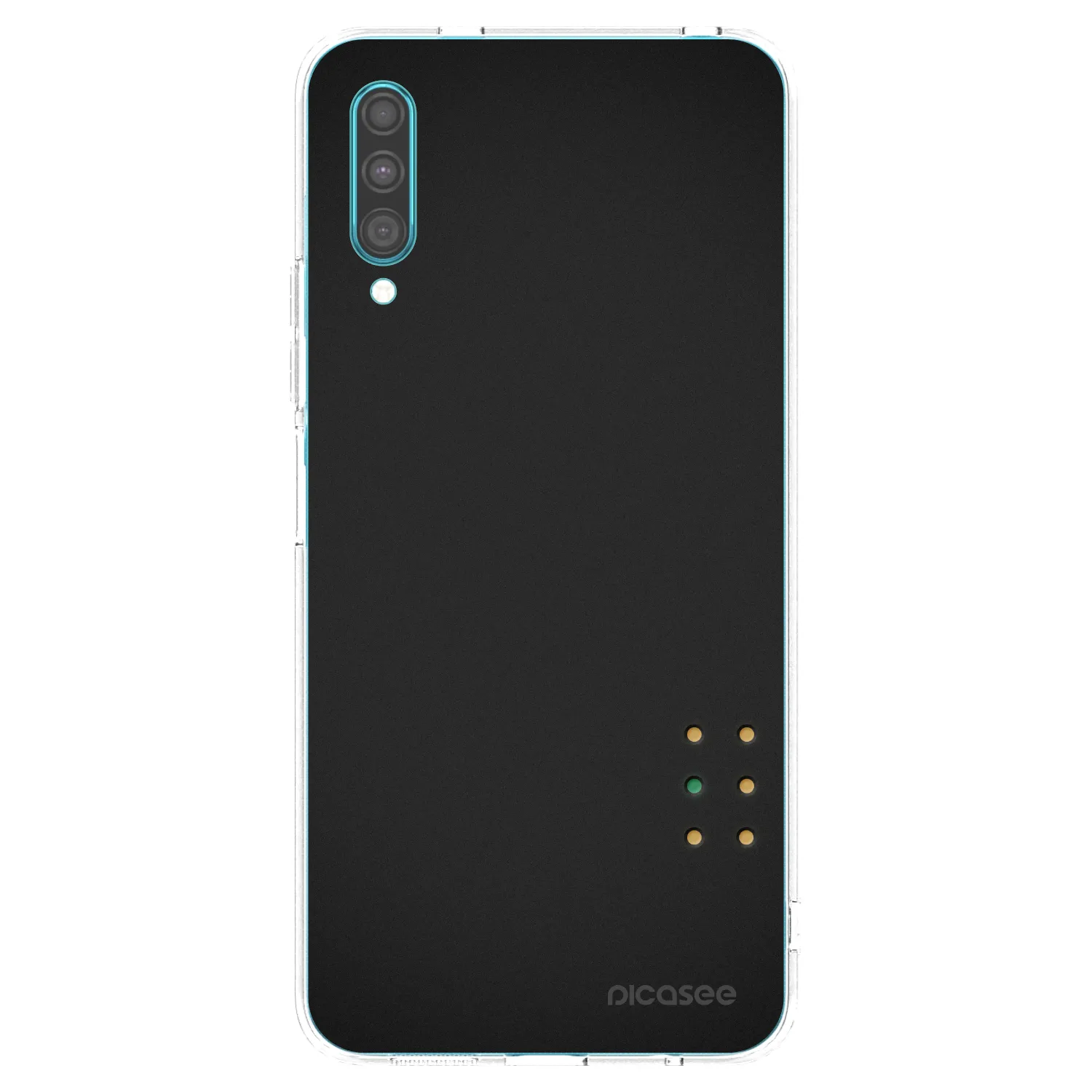 Picasee Samsung Galaxy A30s A307F Hülle - Transparentes Silikon - Pulse