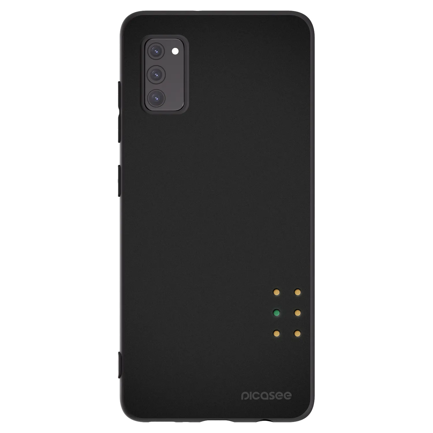 Picasee Samsung Galaxy A41 A415F Hülle - Schwarzes Silikon - Pulse