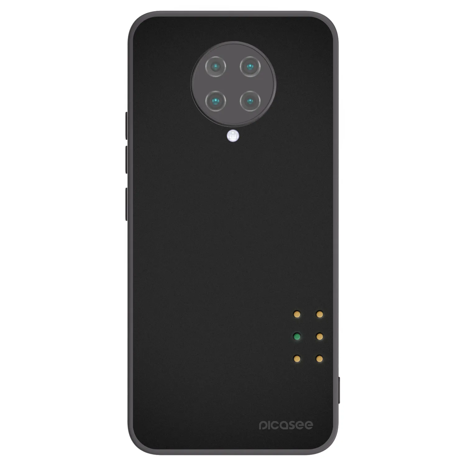 Picasee Xiaomi Poco F2 Pro Hülle - Schwarzes Silikon - Pulse