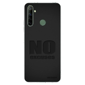 Picasee Realme 6i Hülle - Transparentes Silikon - No Excuses