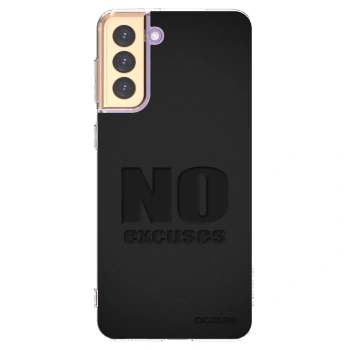 Picasee Samsung Galaxy S21+ 5G G996F Hülle - Transparentes Silikon - No Excuses