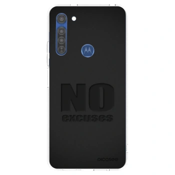 Hülle für Motorola Moto G8 - No Excuses
