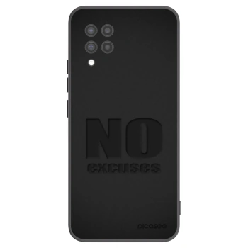 Picasee Samsung Galaxy A42 A426B Hülle - Schwarzes Silikon - No Excuses