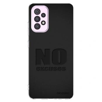 Picasee Samsung Galaxy A32 5G A326B Hülle - Transparentes Silikon - No Excuses