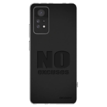 Picasee Xiaomi Redmi Note 11 Pro 5G Hülle - Transparentes Silikon - No Excuses