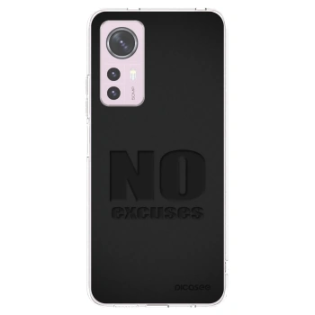 Picasee Xiaomi 12 Hülle - Transparentes Silikon - No Excuses