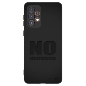 Picasee Samsung Galaxy A33 5G A336 Hülle - Schwarzes Silikon - No Excuses