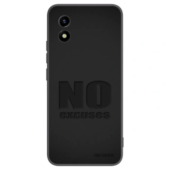 Picasee Vivo Y01 Hülle - Schwarzes Silikon - No Excuses