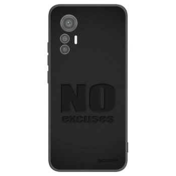 Picasee Xiaomi 12 Lite Hülle - Schwarzes Silikon - No Excuses