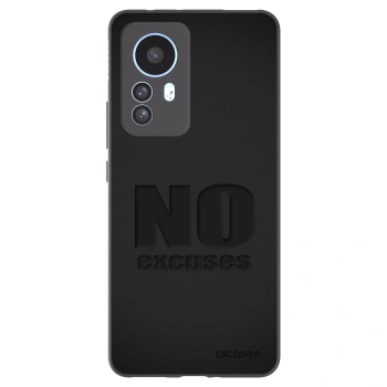 Picasee Xiaomi 12T Hülle - Schwarzes Silikon - No Excuses