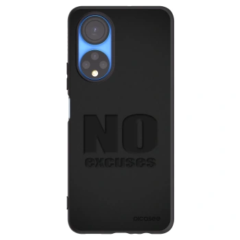 Picasee Honor X7 Hülle - Schwarzes Silikon - No Excuses