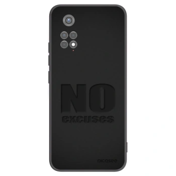 Picasee Xiaomi Redmi Note 11S 5G Hülle - Schwarzes Silikon - No Excuses