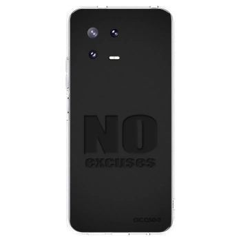 Picasee Xiaomi 13 Pro Hülle - Transparentes Silikon - No Excuses