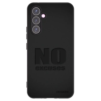Picasee Samsung Galaxy A54 5G A546B Hülle - Schwarzes Silikon - No Excuses