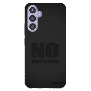 Picasee Samsung Galaxy A54 5G A546B Hülle - Transparentes Silikon - No Excuses