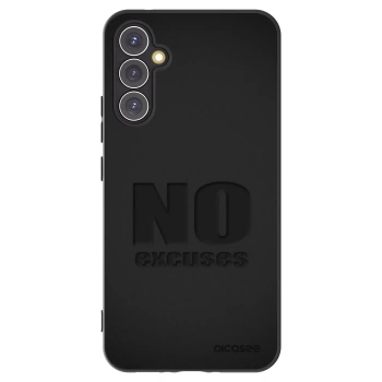 Picasee Samsung Galaxy A34 5G A346B Hülle - Schwarzes Silikon - No Excuses