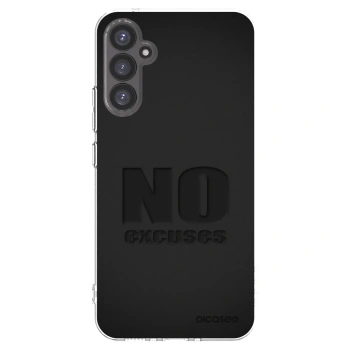 Picasee Samsung Galaxy A34 5G A346B Hülle - Transparentes Silikon - No Excuses