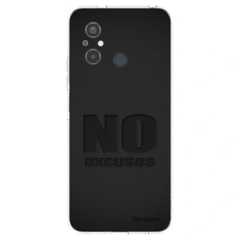 Picasee Xiaomi Redmi 12C Hülle - Transparentes Silikon - No Excuses