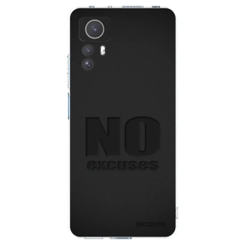 Picasee Xiaomi Redmi Note 12S Hülle - Transparentes Silikon - No Excuses