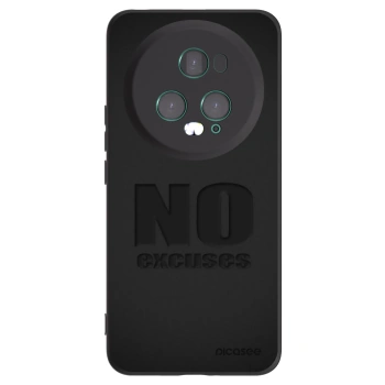 Picasee Honor Magic5 Pro Hülle - Schwarzes Silikon - No Excuses