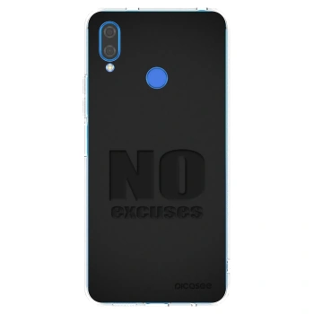 Picasee Huawei Nova 3i Hülle - Transparentes Silikon - No Excuses