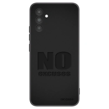 Picasee Samsung Galaxy A04s A047F Hülle - Schwarzes Silikon - No Excuses