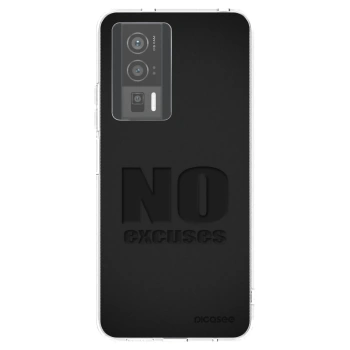 Picasee Xiaomi Poco F5 Pro 5G Hülle - Transparentes Silikon - No Excuses