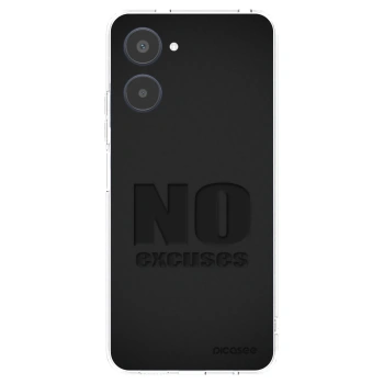 Picasee Realme 10 4G Hülle - Transparentes Silikon - No Excuses