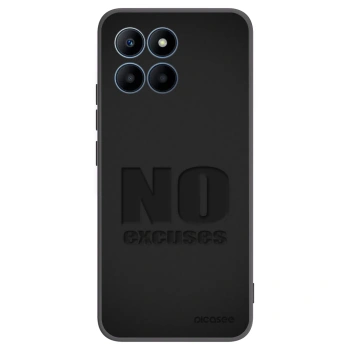 Picasee Honor 70 Lite Hülle - Schwarzes Silikon - No Excuses