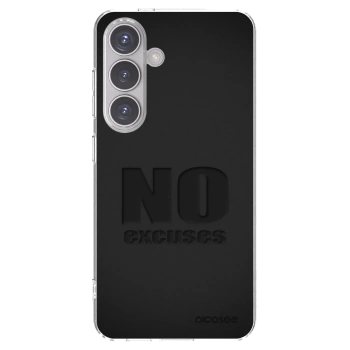 Picasee Samsung Galaxy S24 S921B 5G Hülle - Transparentes Silikon - No Excuses