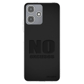 Picasee Xiaomi Redmi 12 5G Hülle - Transparentes Silikon - No Excuses