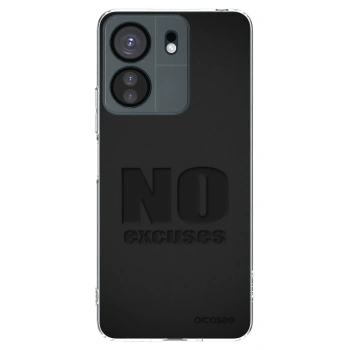 Picasee Xiaomi Redmi 13C 4G Hülle - Transparentes Silikon - No Excuses